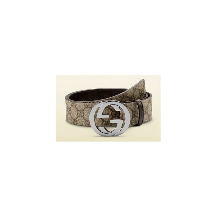 Ceinture femmes Boucle GG couleur argent